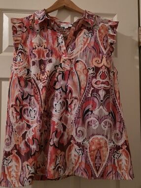 NWT Chicos Paisley Top And Skort Set